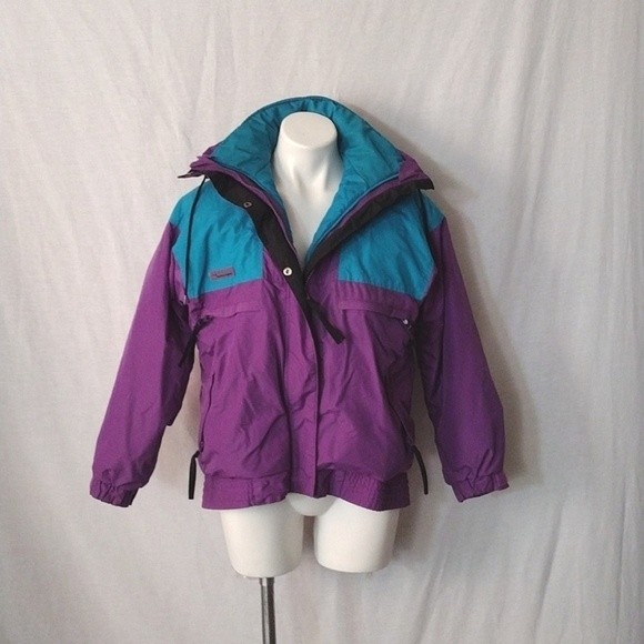 Columbia Sportswear Waterproof Hooded Ski Jacket With Detachable Puffer Jacket S - Picture 3 of 16